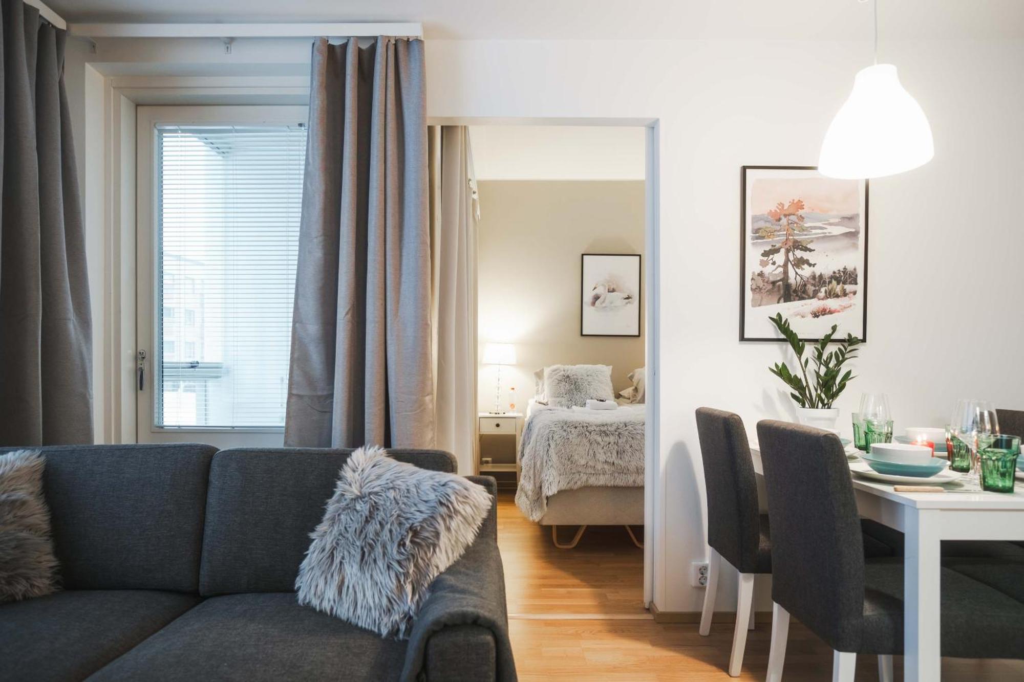 Cozy City Apartment With Sauna Рованиеми Екстериор снимка