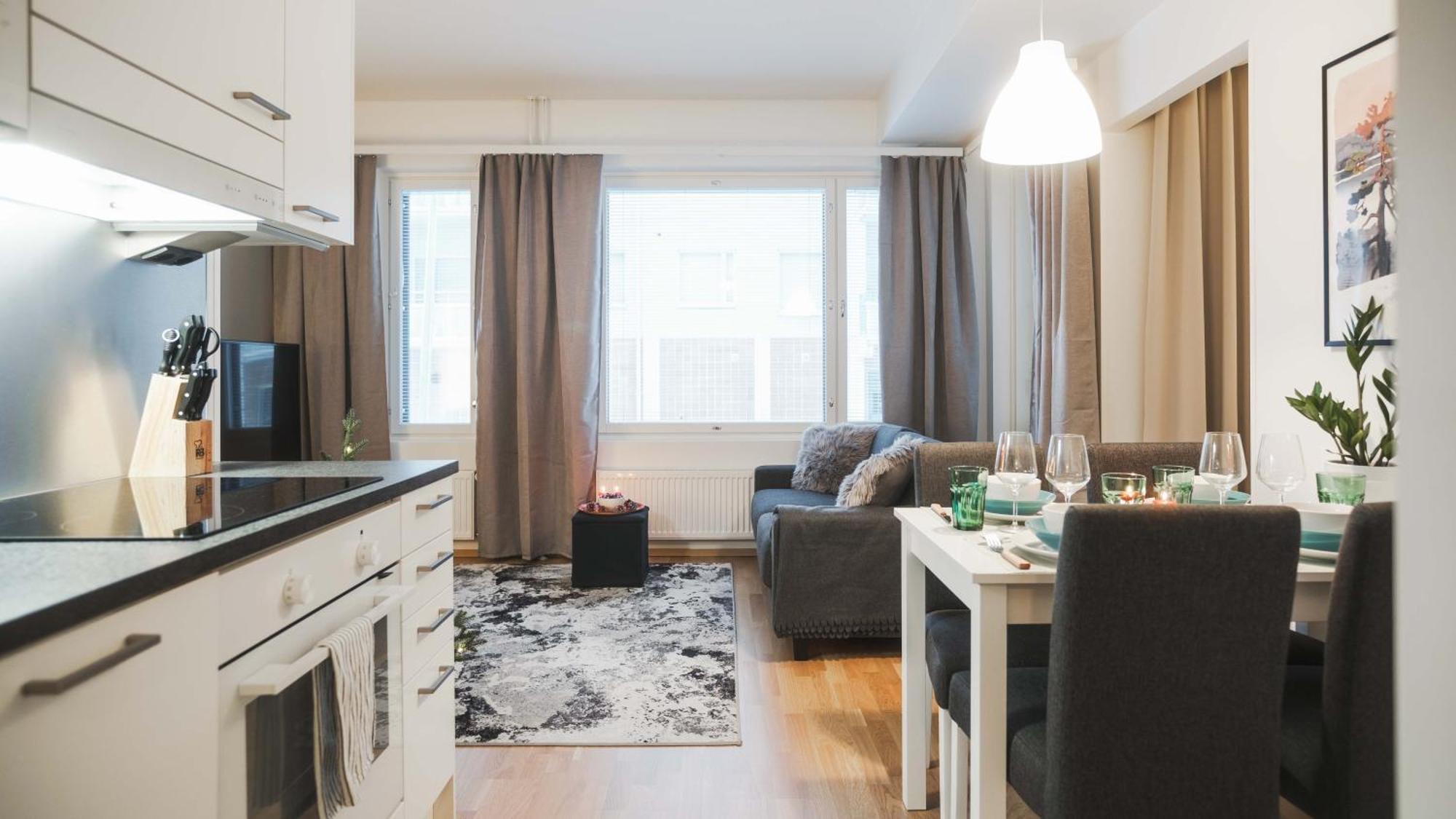 Cozy City Apartment With Sauna Рованиеми Екстериор снимка