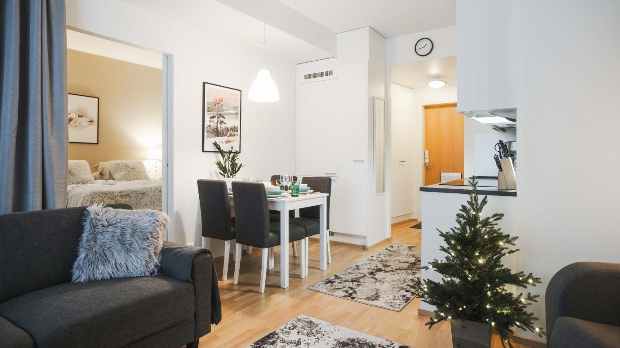 Cozy City Apartment With Sauna Рованиеми Екстериор снимка